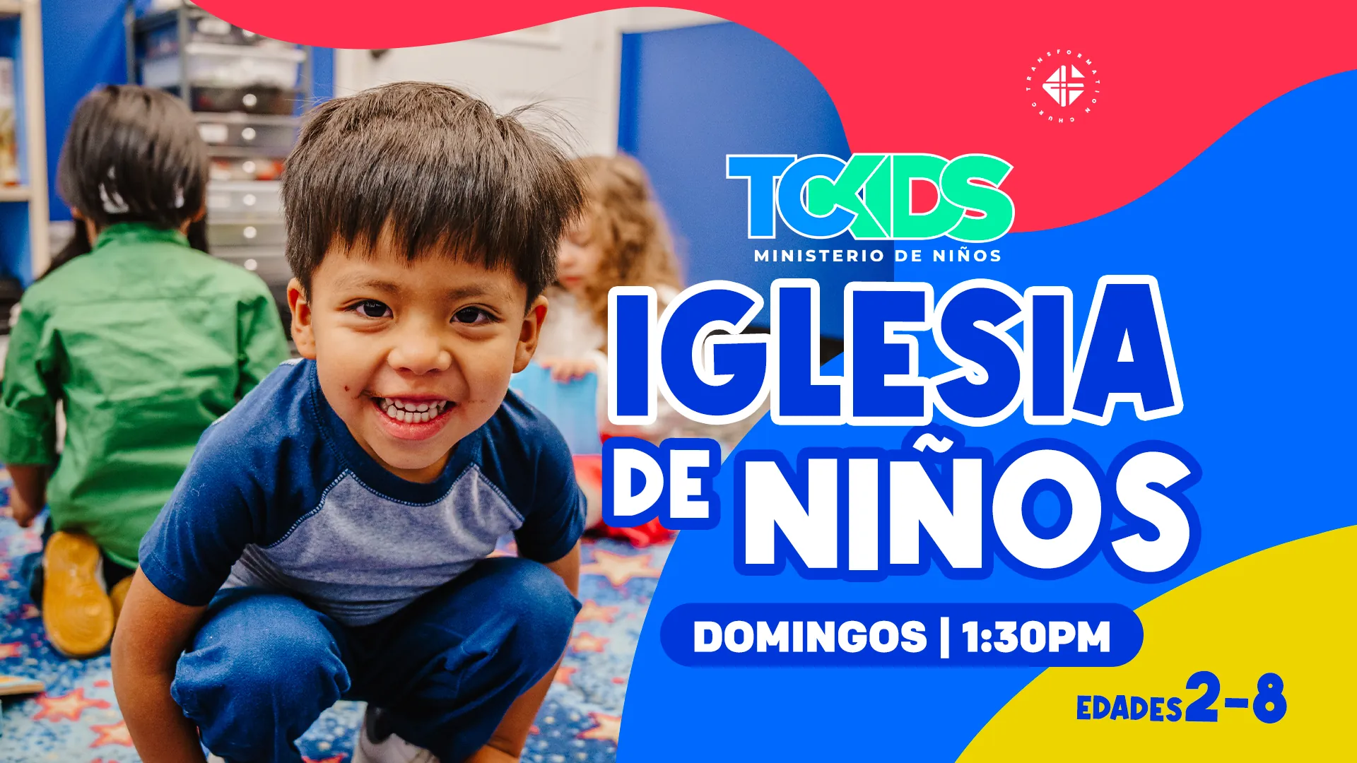 tckids iglesia de niños flyer